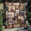 Coffee Time Quilt Blanket Vh09  Quilt